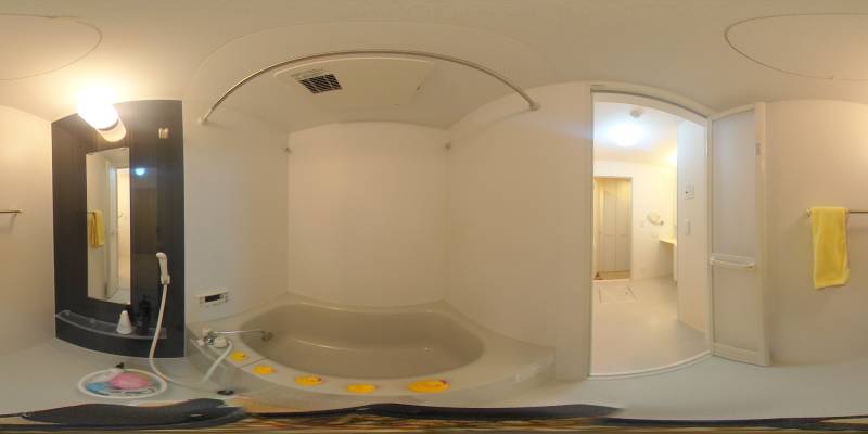 パノラマ画像バスルーム