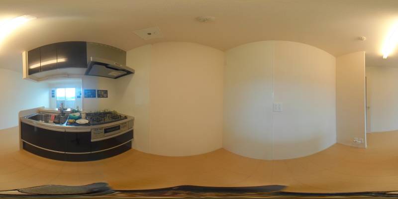 パノラマ画像キッチン