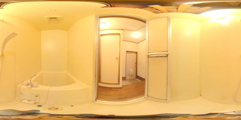 パノラマ画像バスルーム