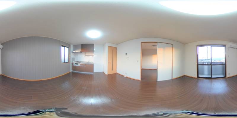 パノラマ画像リビング