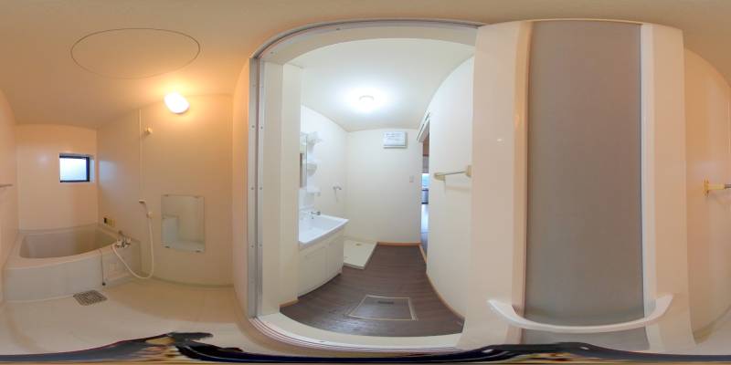 パノラマ画像バスルーム