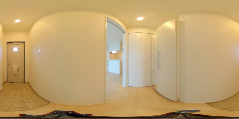 パノラマ画像玄関