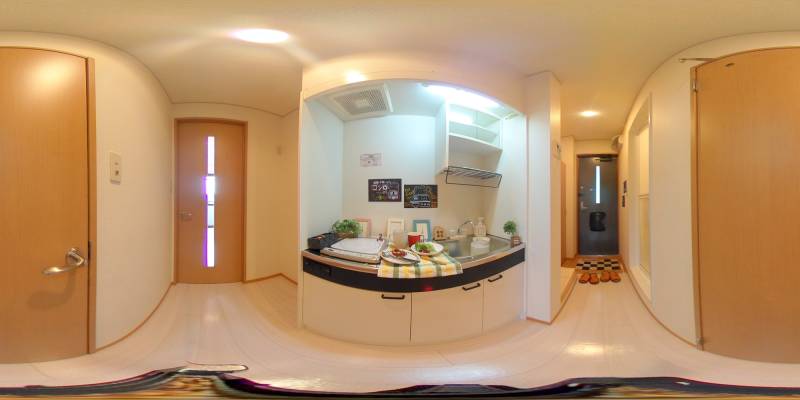 パノラマ画像キッチン