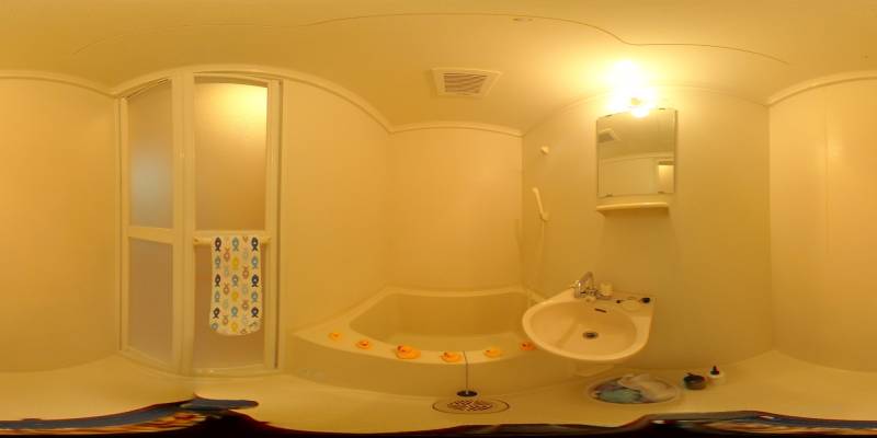 パノラマ画像バスルーム