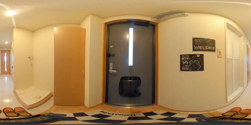 パノラマ画像玄関