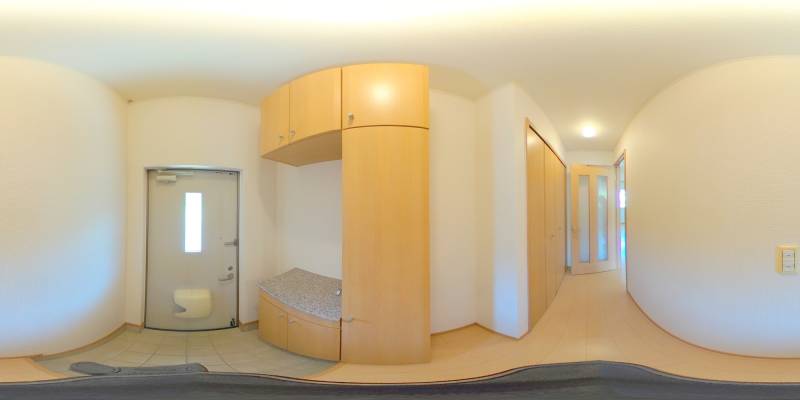 パノラマ画像玄関