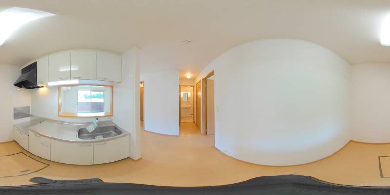 パノラマ画像キッチン