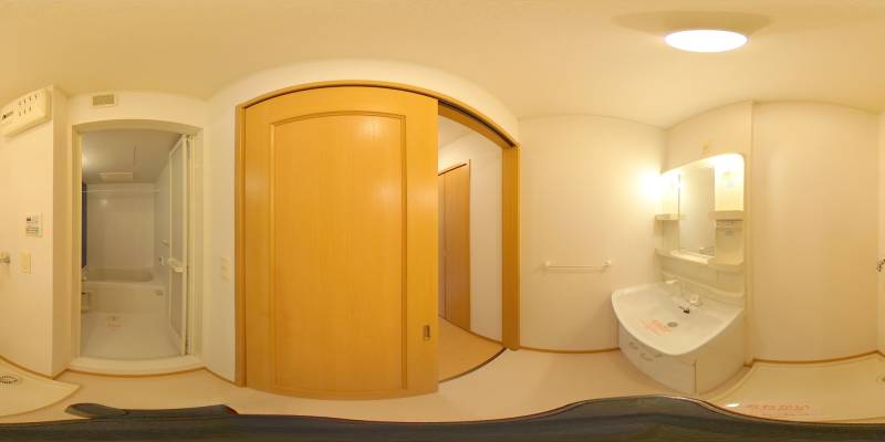 パノラマ画像洗面所