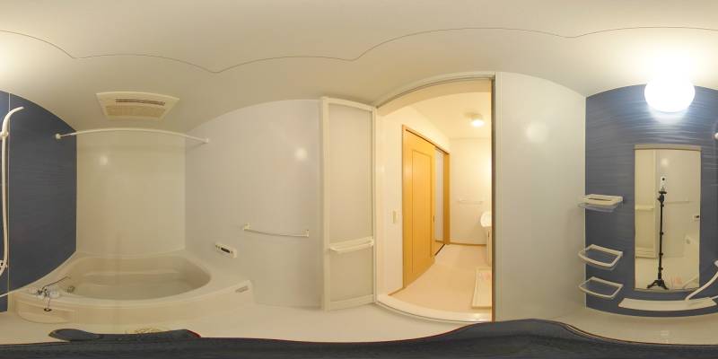 パノラマ画像バスルーム