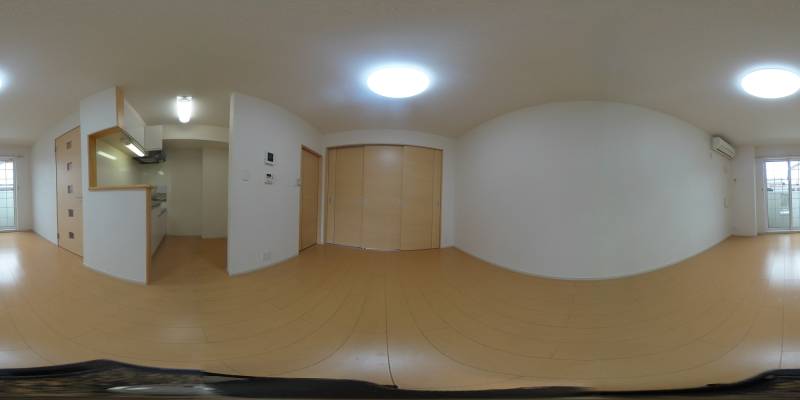 パノラマ画像リビング