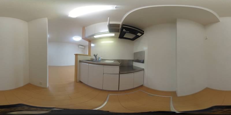 パノラマ画像キッチン