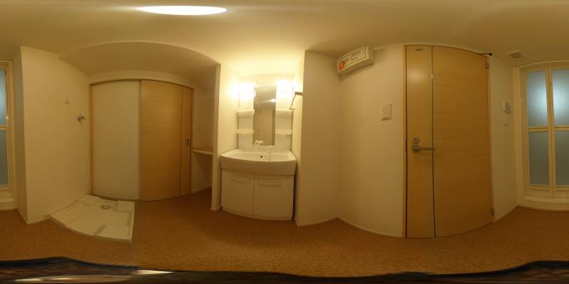 パノラマ画像洗面所