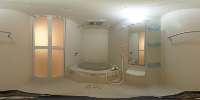 パノラマ画像バスルーム