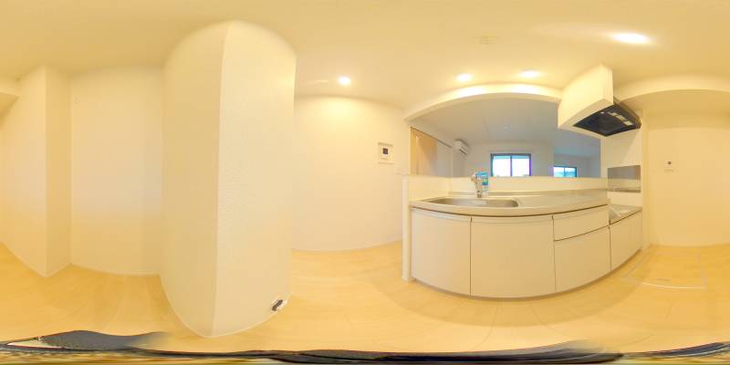 パノラマ画像キッチン