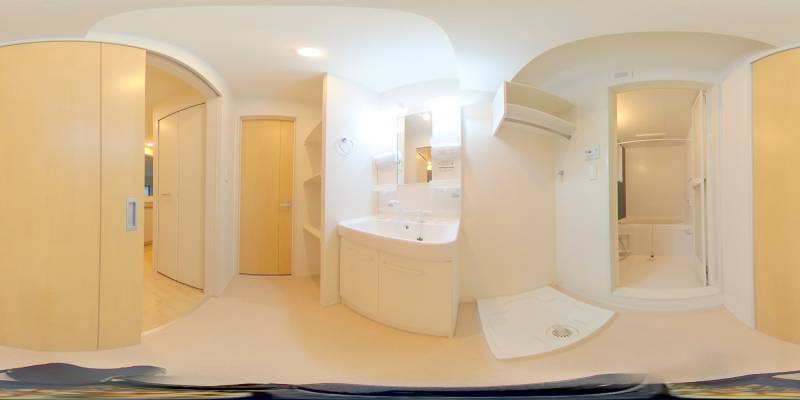 パノラマ画像洗面所