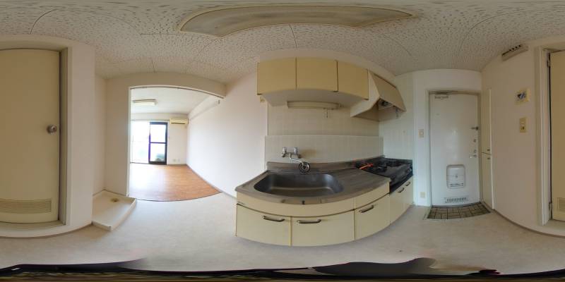 パノラマ画像キッチン