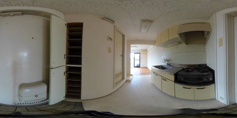 パノラマ画像キッチン