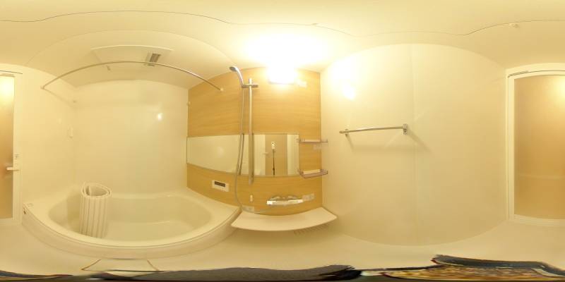 パノラマ画像バスルーム