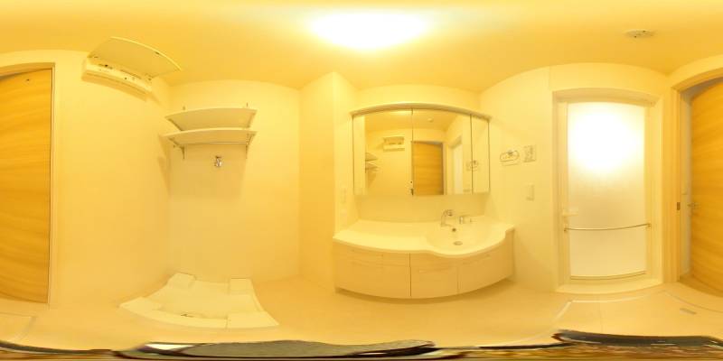 パノラマ画像洗面所