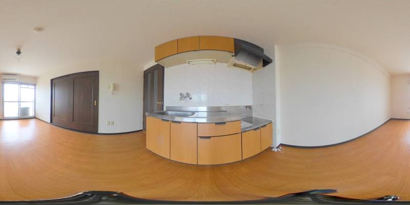 パノラマ画像キッチン