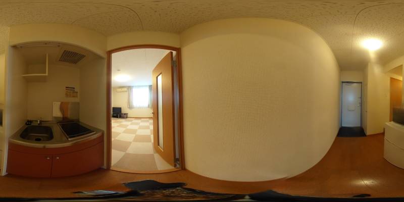 パノラマ画像キッチン