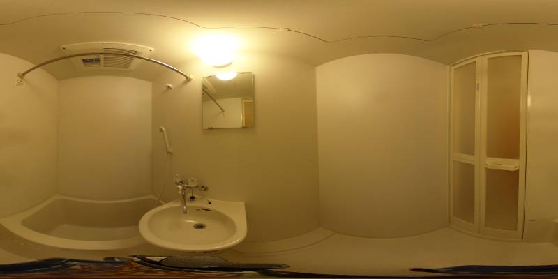 パノラマ画像バスルーム