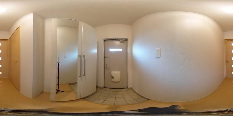 パノラマ画像玄関