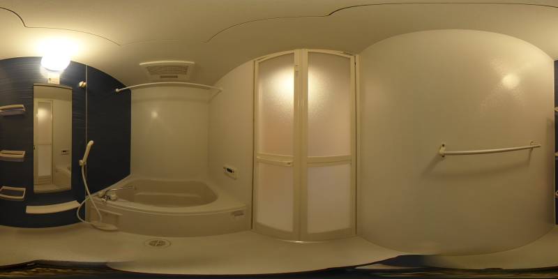 パノラマ画像バスルーム