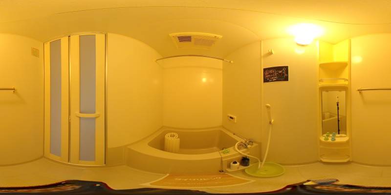 パノラマ画像バスルーム