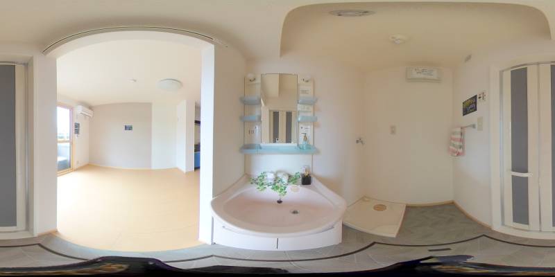 パノラマ画像洗面所