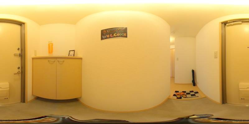 パノラマ画像玄関