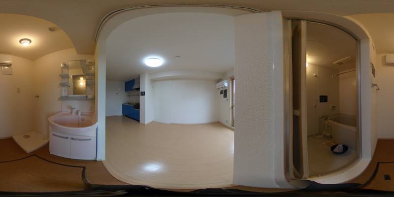 パノラマ画像洗面所