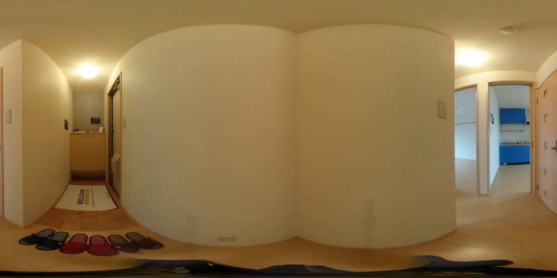 パノラマ画像玄関