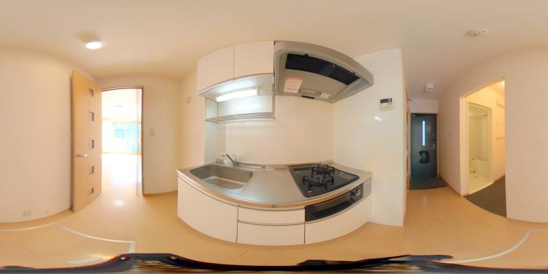 パノラマ画像キッチン