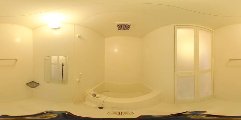 パノラマ画像バスルーム