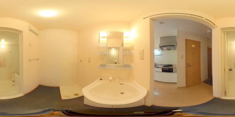 パノラマ画像洗面所