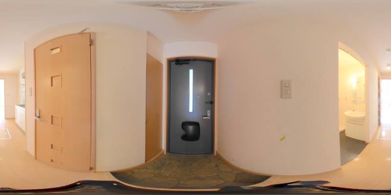 パノラマ画像玄関