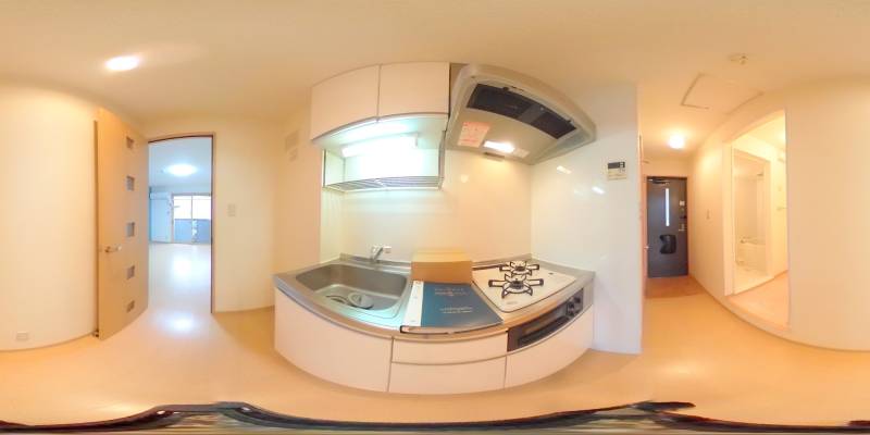 パノラマ画像キッチン