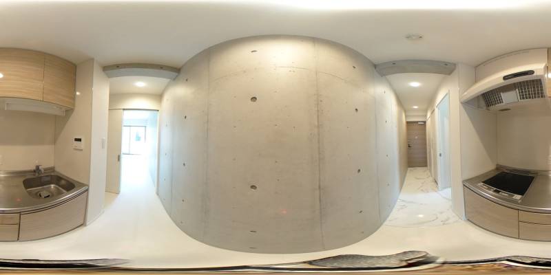 パノラマ画像キッチン