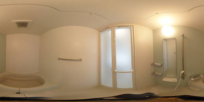 パノラマ画像バスルーム