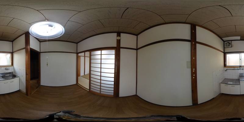 パノラマ画像キッチン