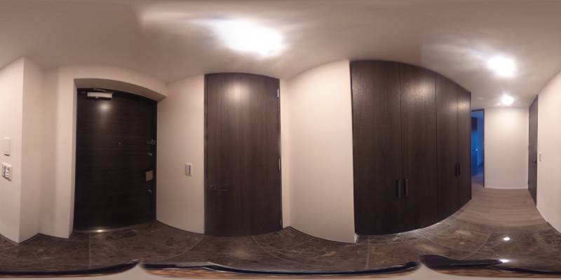 パノラマ画像玄関