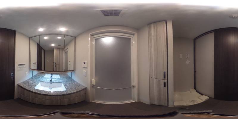 パノラマ画像洗面所