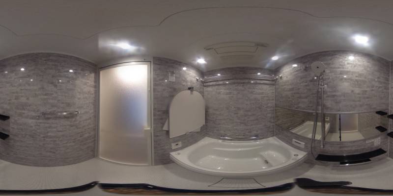 パノラマ画像バスルーム