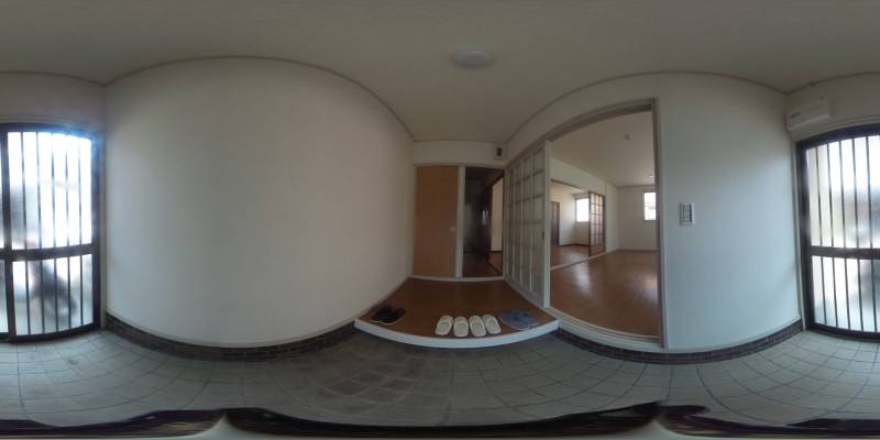 パノラマ画像玄関