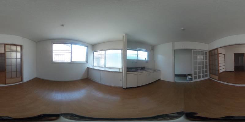 パノラマ画像キッチン