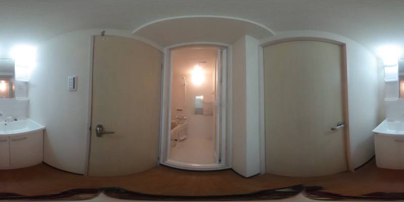 パノラマ画像洗面所