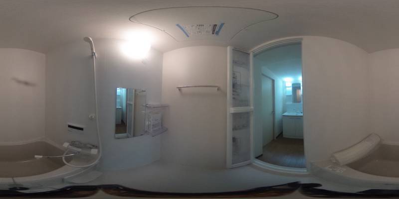 パノラマ画像バスルーム