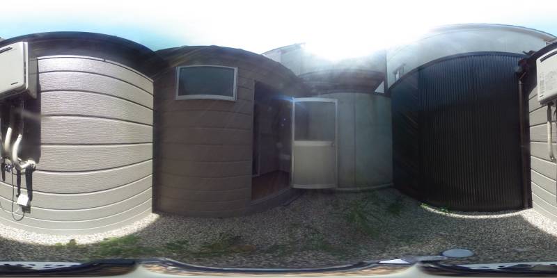 パノラマ画像庭