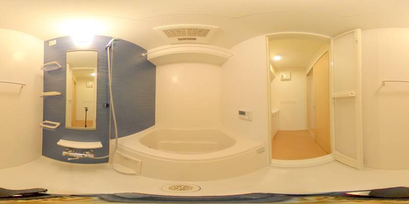 パノラマ画像バスルーム